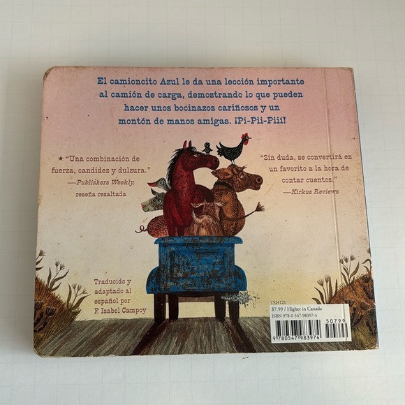 Little Blue Truck by Alice Shertle Spanish Version - El camioncito Azul. - Picture 2 of 6
